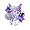 Directamente del fabricante: Set de Globos de Papel Deluxe Kuromi con Papel de Aluminio para Decoraciones de Cumpleaños Infantiles, Suministro al por Mayor