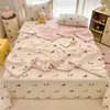 Colcha de Verano de Algodón con Dibujos, Seda Refrescante, Apta para la Piel para Dormir Desnudo, Colcha de Verano de Algodón Puro, Lavable a Máquina, Colcha Fina para Habitación con Aire Acondicionado