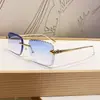 Gafas de Sol sin Montura con Borde de Cabeza de Leopardo Transfronterizas Europeas y Americanas para Mujer Estilo Lujo Ligero Metal Cuadrado Lente Floral Gafas de Sol de Moda