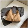 Bolsa Tote Textura Retrô para Mulheres 2026 Novo Estilo Casual Grande Capacidade para o Dia a Dia Bolsa de Ombro Moda para o Dia a Dia