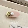 Pasador de Acetato con Pedrería en Forma de Corazón Estilo Coreano, Pinza para Flequillo Estrella, Pinza Lateral, Accesorio Versátil para el Cabello para Mujeres al por Mayor