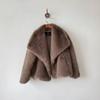 Aliexpress Roupa de Pele Feminina Nova Outono e Inverno Peluda Tingida Pele de Raposa Roupa de Pele Fashionável Quente Roupa de Pele