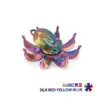 Llavero Divertido de Pulpo Banana Impreso en 3D Transfronterizo Ojos Artificiales Lindos Móviles Colgante para Bolsa Juguete Regalo