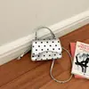 Bolsa Casual de Bolinhas Feminina Transfronteiriça Nova Tendência Moda Versátil Ombro Cruzado Pequena Bolsa Fashion Popular Pequena Bolsa Quadrada