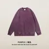 Sudadera con capucha unisex de peso pesado, cuello redondo, forro polar, 350 g, lavada, manga larga, holgada, para otoño e invierno, marca de moda, talla grande, personalizada