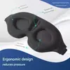 Máscara de Dormir 3D - Sombra de Sono Sem Pressão com Design Acolchoado Macio para Viagem, Cochilo e Uso em Casa
