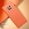 Para Huawei Mate 20 Pro Capa de Couro Lisa Mate 20 Metal Lente Capa de Telefone Ultra-fina Cobertura Total Resistente a Quedas Borda Macia