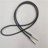 Corbata de bolo corbata de polo accesorios diy hebilla deslizante de metal chasis colgante tallado cuerda de cuero casual moderno nuevo hombres
