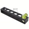 Elegante Soporte Negro de Bambú para Seis Vasos de Chupito - una Bandeja Multifuncional para Exhibir y Almacenar en Eventos, Discotecas y Reuniones en Casa, Así como para Exhibición de Manualidades de Joyería y Materiales de Empaque, Cuentas y Creación de Joyería
