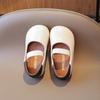 Zapatos de Cuero Estilo Coreano para Niños 2025 Nueva Colección Primavera y Otoño Zapatos de Princesa Retro para Niñas Moda Boca Baja Suela Suave Zapatos Tipo Gorro para Bebé