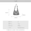 Bolsa de Ombro Feminina da Moda 2026 Verão Nova Grande Capacidade Color-Block Xadrez Bolsa Tote Elegante para o Dia a Dia Bolsa de Ombro