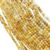 Grande quantidade e excelente preço fio de contas redondas de topázio natural 4-10mm pulseira de contas acessórios pulseira de joias DIY contas soltas