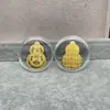 Concha de Agua Oro Puro 999 Tesoro de Riqueza Gato de la Fortuna Pegatina Dorada para Teléfono Móvil Tienda de Oro Promoción de Transmisión en Vivo Regalo para Atraer Clientes