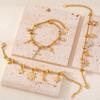 Moda Transfronteriza Europea y Americana Pulsera con Incrustaciones de Diamantes Más Vendida Sr. Xiao's Delivery Versátil Acero de Titanio Chapado en Oro de 18k Color Duradero Venta al por Mayor