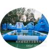 Parque Acuático Infantil Nuevo Tobogán Tiburón Delfín Elefante Combinación de Olas Tobogán Acuático Juguete Inflable Fabricante