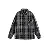 Nova Roupa de Casal Japonesa de Outono Marca de Moda de Rua Camisa Xadrez Solta de Manga Longa Estilo BF Masculina e Feminina Moda