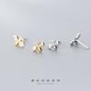 Pendientes de Plata S925 Nalan para Mujer, Exquisitos Pendientes Dulces de Animalito Abeja Diamante Estilo Japonés y Coreano G3718