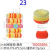 Cuerda para el pelo grande de rombo de 5 cm, anillo para el pelo, cuerda para el pelo de alto nivel, caja transparente de cristal rectangular para mujer, 20 cuerdas para la cabeza