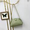 2025 Nuevo Lujo Ligero Cuero Genuino Bolso Tejido Moda Almacenamiento Bolso Sobaco Hombro Cruzado Cadena Bolso Nube Bolso Concha