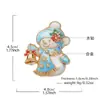 Broche Tema Natalino Europeu e Americano Papai Noel Árvore de Natal Boneco de Neve Festival de Flores Decoração de Roupa Acessórios de Pino