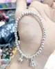 Pulsera Joyería de Mano Pulsera de Mariposa Morada Pulsera de Cristal de Imitación Pulsera para Mujer Joyería de Moda Pulsera de Cristal Pulsera de Amatista