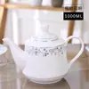 Tetera de Cerámica Olla Individual Gran Capacidad Hogareña Hueso de China 1-2 Litros Para Hacer Té Resistente a Altas Temperaturas Hervidor de Agua Fría con Filtro Envío Gratis