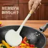 Espátula de Silicona para Cocinar Espátula de Champiñón para el Hogar Grado Alimenticio Resistente a Altas Temperaturas Antiadherente Espátula Pequeña Especial Mango de Madera