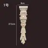 Columna Romana Estilo Europeo Madera Maciza Tallada Decoración Sencilla Estilo Europeo Cabeza de Columna Estilo Chino Viga de Soporte Soporte de Viga Almohadilla Gabinete de Chimenea Metabo