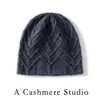 Gorros de Cachemira Tejidos para Hombres y Mujeres, Gorros de Lana Cálidos de Alta Gama para Otoño e Invierno, Gorros Protectores de Orejas, Gorros Holgados, Gorros para Clima Frío, Gorros Gruesos al por Mayor