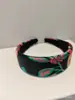 Nueva Diadema Bordada Estilo Chino para Mujer, Diadema Jacquard Estilo Chino, Pasador Elegante, Diadema de Alta Presión en la Corona, Tocado Retro