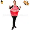 Cosplay de mujer adulta delicioso cono de helado enterizo máscara de mascarada para niña grande disfraz de comida deliciosa