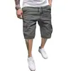 Pantalones Cortos de Trabajo para Hombre de Comercio Exterior Transfronterizo, Estilo Europeo y Americano, Verano Rectos de Corte Holgado, Multibolsillos, Secado Rápido, Casual, Venta al por Mayor