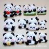 Accesorios de resina de panda medianos y grandes, gel crema, accesorios para el cabello, funda para teléfono móvil, llavero, taza de agua, material para refrigerador