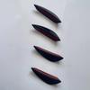 Cuchilla de viento universal modificada para coche cuchilla de viento de parachoques negro brillante spoiler de parachoques delantero modificado universal negro