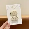 Pinzas laterales estilo dopamina con un toque de alta gama, pinzas delicadas con flecos para niñas, pasadores dulces, pinzas de cocodrilo a la moda