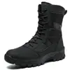 Botas de Combate Masculinas Plus Size Transfronteiriças de Cano Alto Botas de Deserto para Exterior Botas Táticas de Forças Especiais Masculinas Botas de Caminhada e Escalada