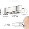Fabricante Venta al por Mayor Clips Metálicos Boca Inversa Marca Sin Dientes Resorte Multifuncional Tarjeta de Presentación Marcador Clip Tira