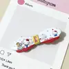 Presilha de Cabelo Gatinho Xadrez Fofa para Mulheres, Presilha para Franja Lateral, Novo Modelo 2026 Presilha Bico de Pato Infantil Acessório de Cabelo