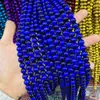 Cuentas Sueltas Imitación Cristal Piedra Ojo de Tigre, Cuentas Sueltas para Accesorios de Pulseras, Componentes para Pulseras DIY, Cuentas Sueltas Piedra Ojo de Tigre al por Mayor