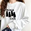 Sudadera Nueva Estilo Americano Otoño/Invierno 2026 Mujer Cuello Redondo Holgada Casual Adelgazante Estampado de Letras Talla Grande Manga Larga Capa Base