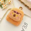Novo Pingente Porta-Moedas de Pelúcia Capivara para Crianças, Mini Bolsa de Armazenamento de Moedas, Estojo Portátil para Fones de Ouvido para Estudantes