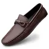 Zapatos de Frijol Estilo Caliente en Vivo para Hombre Piel Genuina Piel de Vaca Transfronterizos de Gama Alta para Hombre Zapatos de Cuero Casual de Negocios Mocasines Zapatos para Conducir
