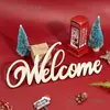 Decoración de Bienvenida de Madera Dropshipping Fiesta Familiar Graffiti Señal Transfronteriza Pintura de Boda Artesanía de Virutas de Madera