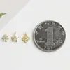 Prata Esterlina S925 Diamante de Precisão Estrela de Seis Pontas Estrela de Cinco Pontas Pingente Acessórios DIY Pulseira Colar Pingente Trevo de Quatro Folhas