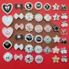 Pajarita de Diamantes de Imitación Coloridos Galvanizados Corazón Cereza Estrella Accesorios de Plástico DIY Funda de Teléfono Pasador Accesorios para Zuecos