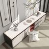 Nuevo Mantel de Mesa para Gabinete de TV de Cuero PVC Chinoiserie para Hogar Impermeable y a Prueba de Aceite Sin Lavado Mantel Rectangular para Mesa de Sala de Estar
