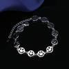 Pulseiras Femininas Japonesas e Coreanas Mais Vendidas com Rosto Sorridente Design de Nicho Pulseiras Sorridentes Elegantes da Moda Benefícios da Entrega em Transmissão ao Vivo Douyin
