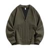 Chaqueta ligera de estilo coreano para hombre, otoño e invierno de 2024, diseño simple y holgado, camisa de punto de nicho de alta calidad