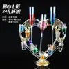 Soporte para Vasos de Bala de Barra Colorido Creativo con Forma de Corazón para Cócteles y Vino KTV Vino LED Luminoso Celebridad de Internet Soporte para Vasos de Hierro