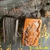 Venta Directa Montaña Longhu Madera de Azufaifo Golpeada por el Rayo Pie de Mano Zhao Gongming, el Dios de la Riqueza, Cultura Taoísta Juguete Portátil